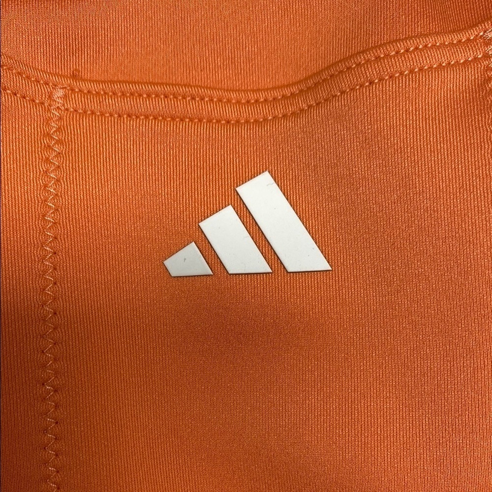 Adidas Sports Bra Racerback Performance Boston Athletic Association Orange 32-34 - Picture 3 of 14